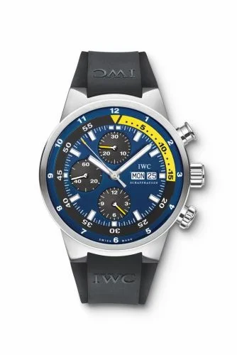 IWC Aquatimer Chronograph Stainless Steel / Blue / Rubber / Tribute to Calypso IW3782-03 (3782-03, IW378203)